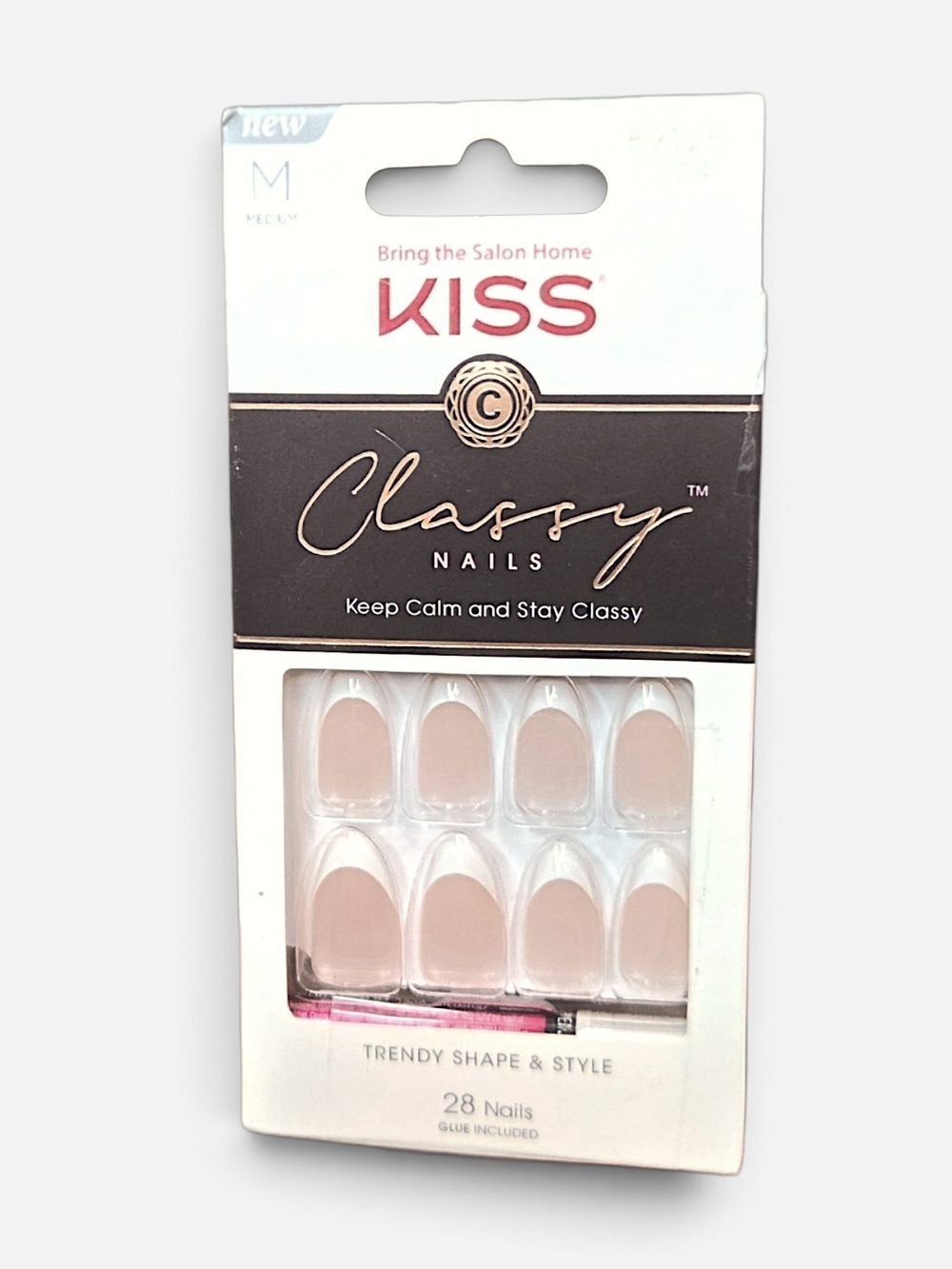 KISS Classy Nails Press-On False Nails in Nude Pink